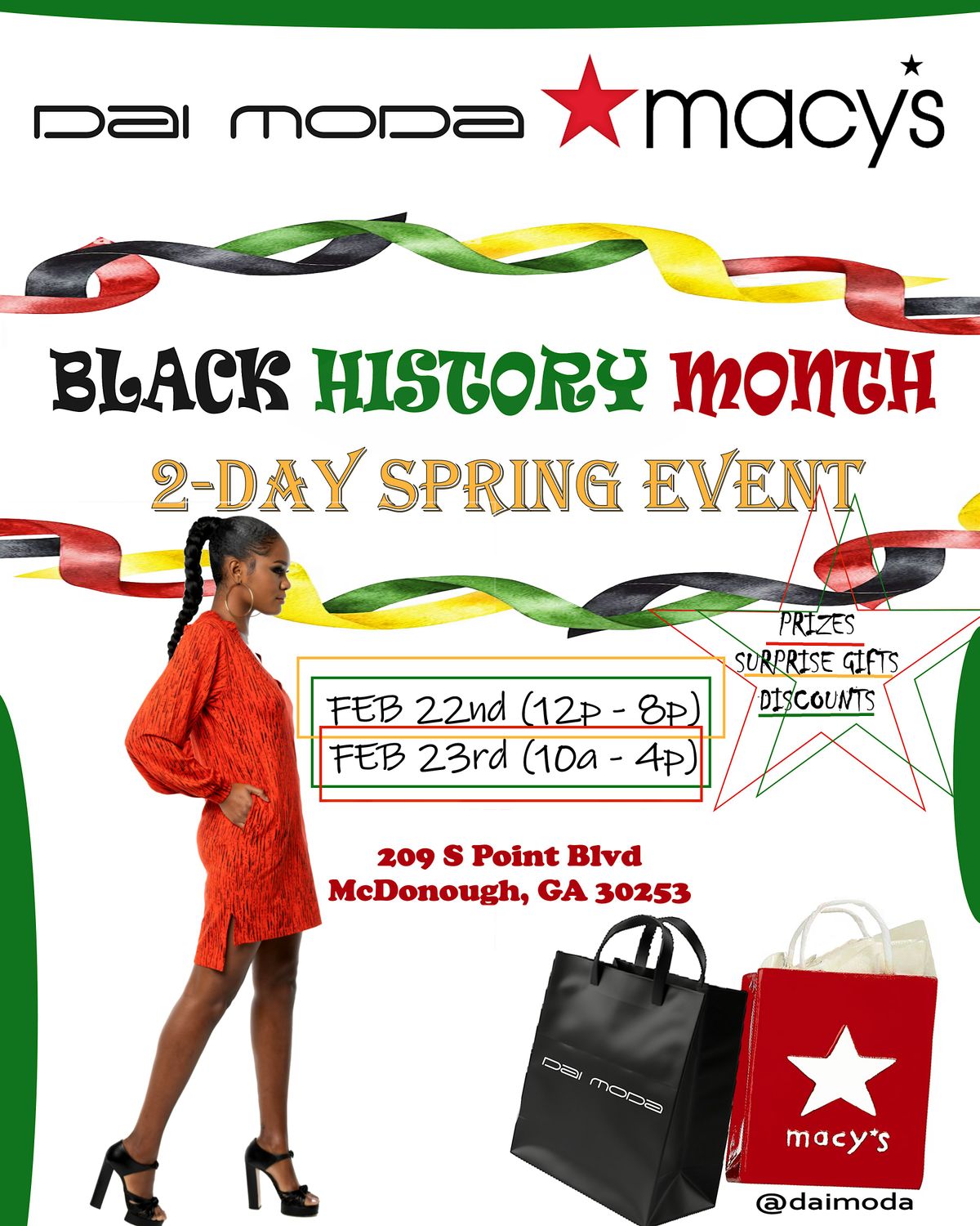 Black history Event with Dai Moda Clothing