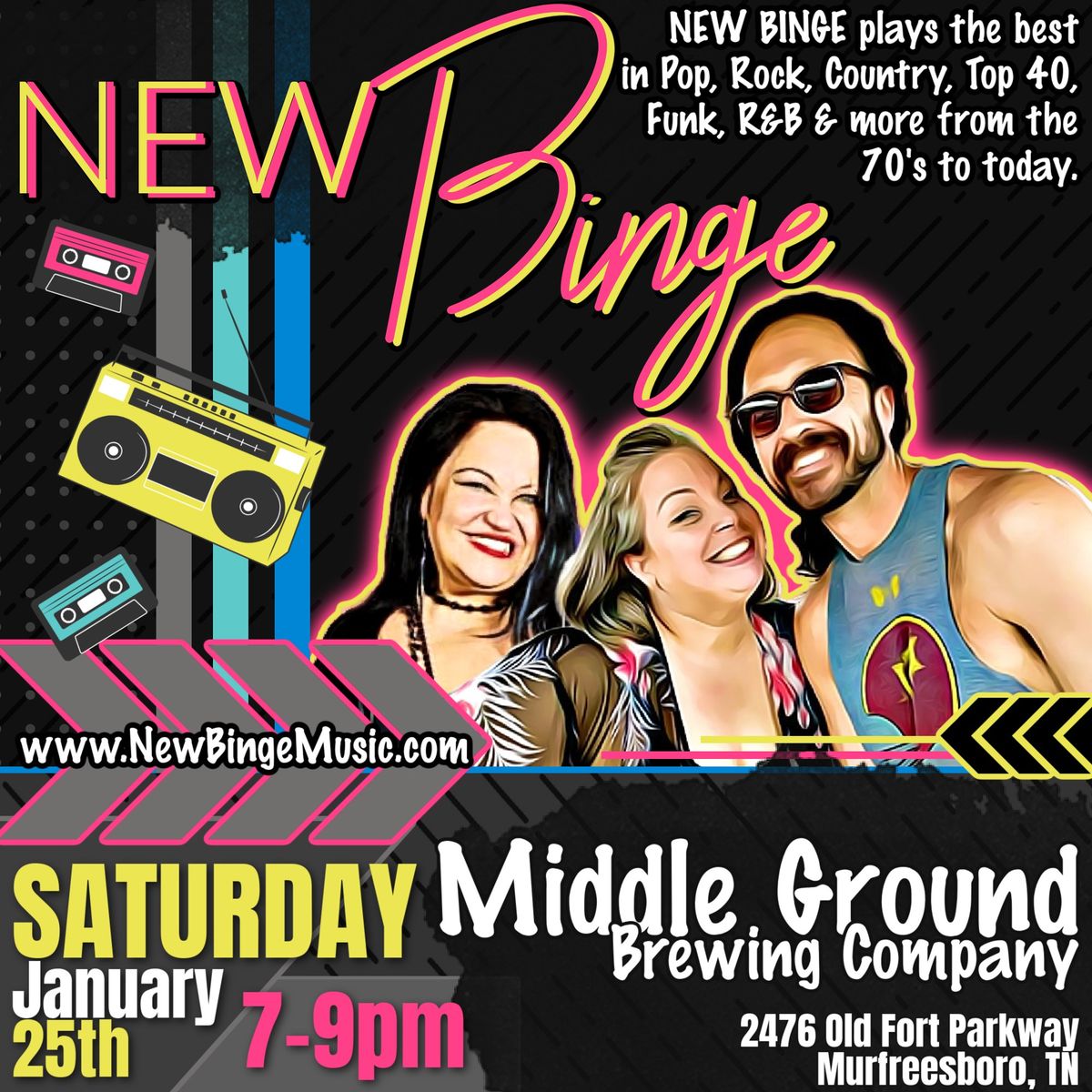 New Binge PARTY at Middle Ground Brewing!