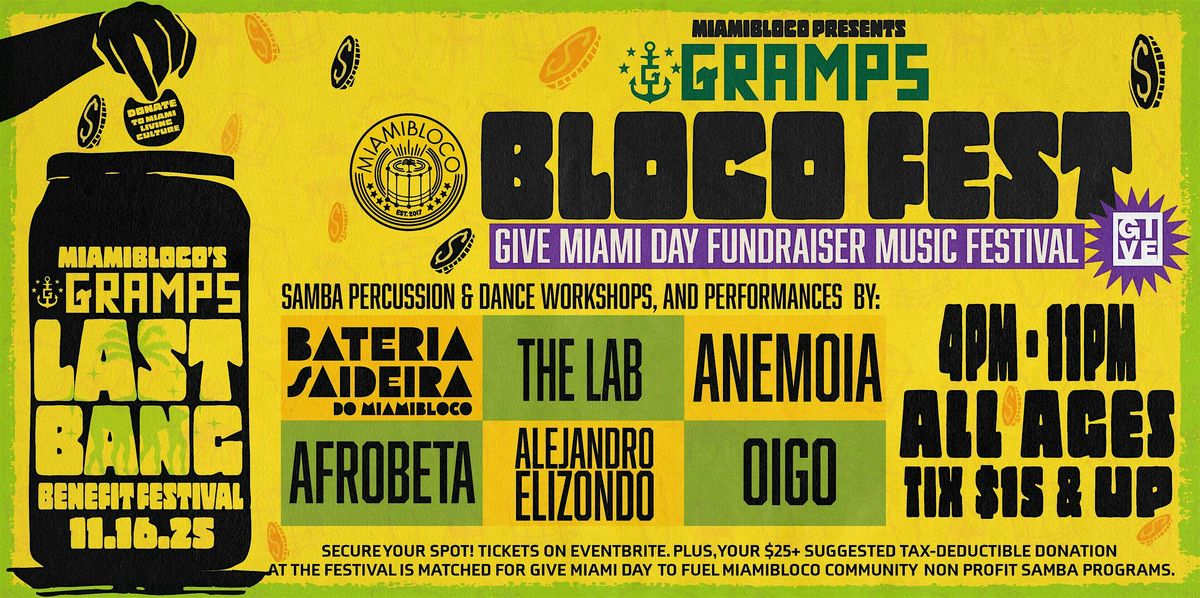 Gramps BLOCOFEST Benefit Festival