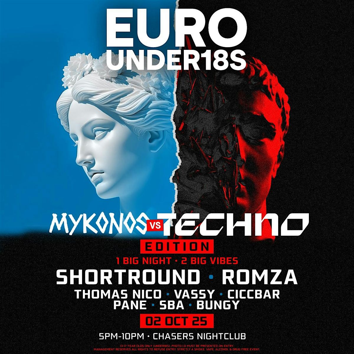 Euro Under18s - Mykonos vs Techno Edition