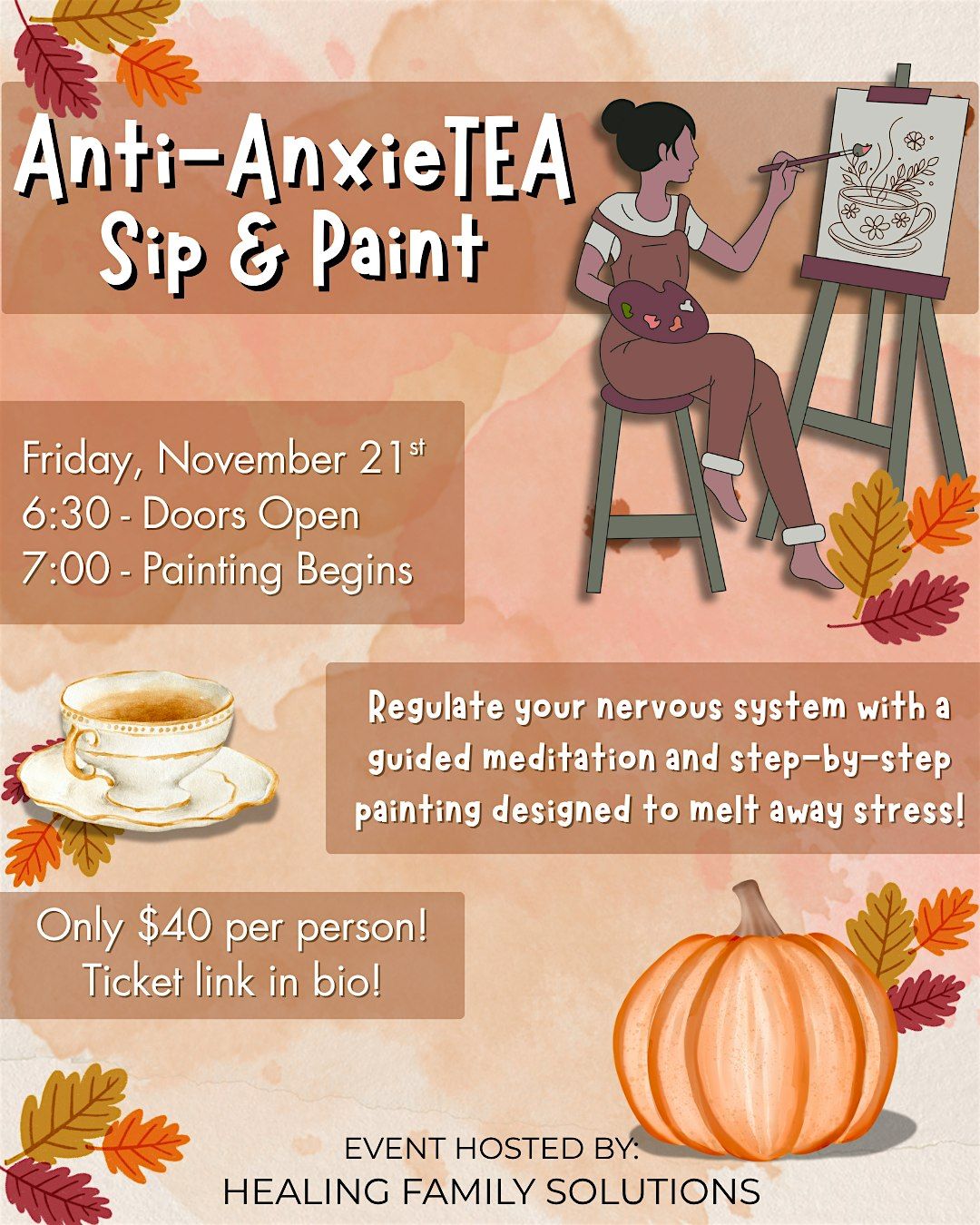 Anti-AnxieTEA Sip & Paint