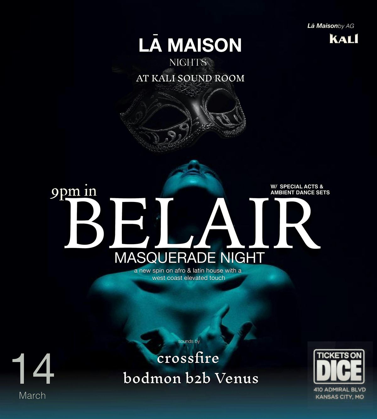 Masquerade Night RSVP ONLY ( Afrohouse \/Latin\/ Afrobeats ) At Kali