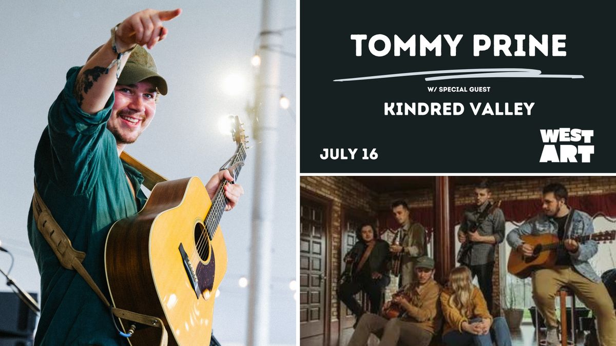 WXPN & West Art Welcome: Tommy Prine w\/ special guest Kindred Valley!