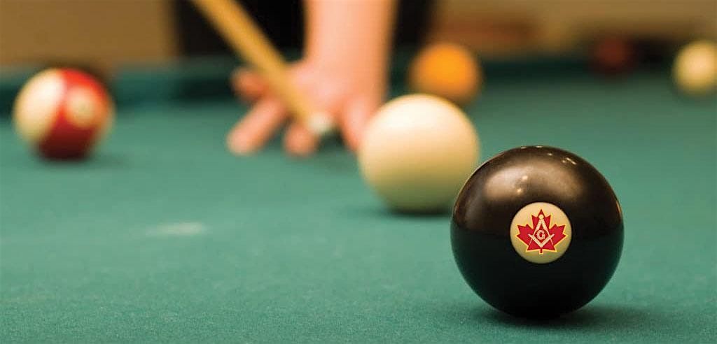 Cues and Compass\u2019s  Masonic 8 Ball Billiard Tournament