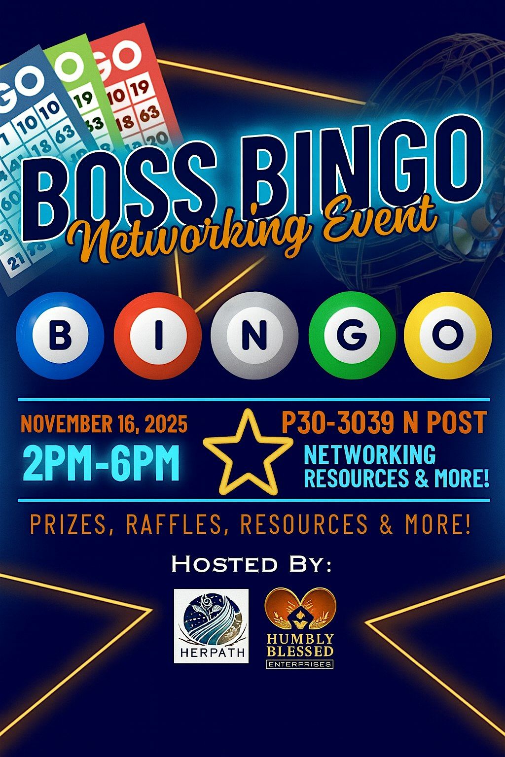 \u201cBoss Bingo Bash\u201d  Wins, Wealth & Networking