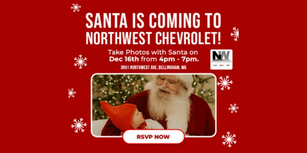 Annual FREE Santa Photos at Northwest Chevrolet