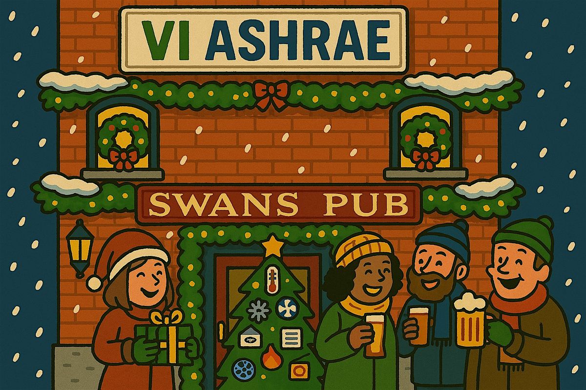 ASHRAE V.I. 2025 Christmas and Holiday Celebration at Swans Brewery & Pub