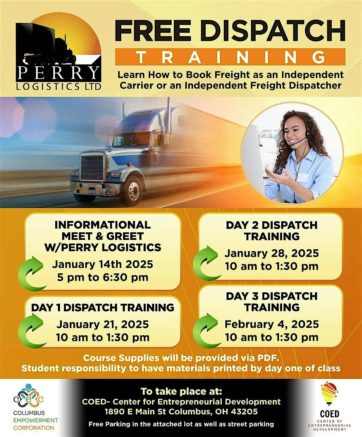 Perry Logistics Dispatch Training