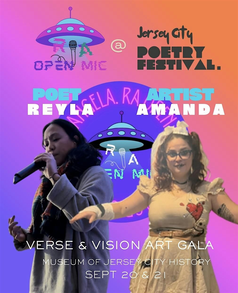 RA OPEN MIC at The Jersey City Poetry Festival