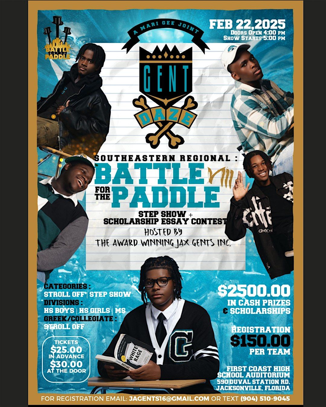 Jax Gents Present The Southeastern Regional : Battle for Paddle 8