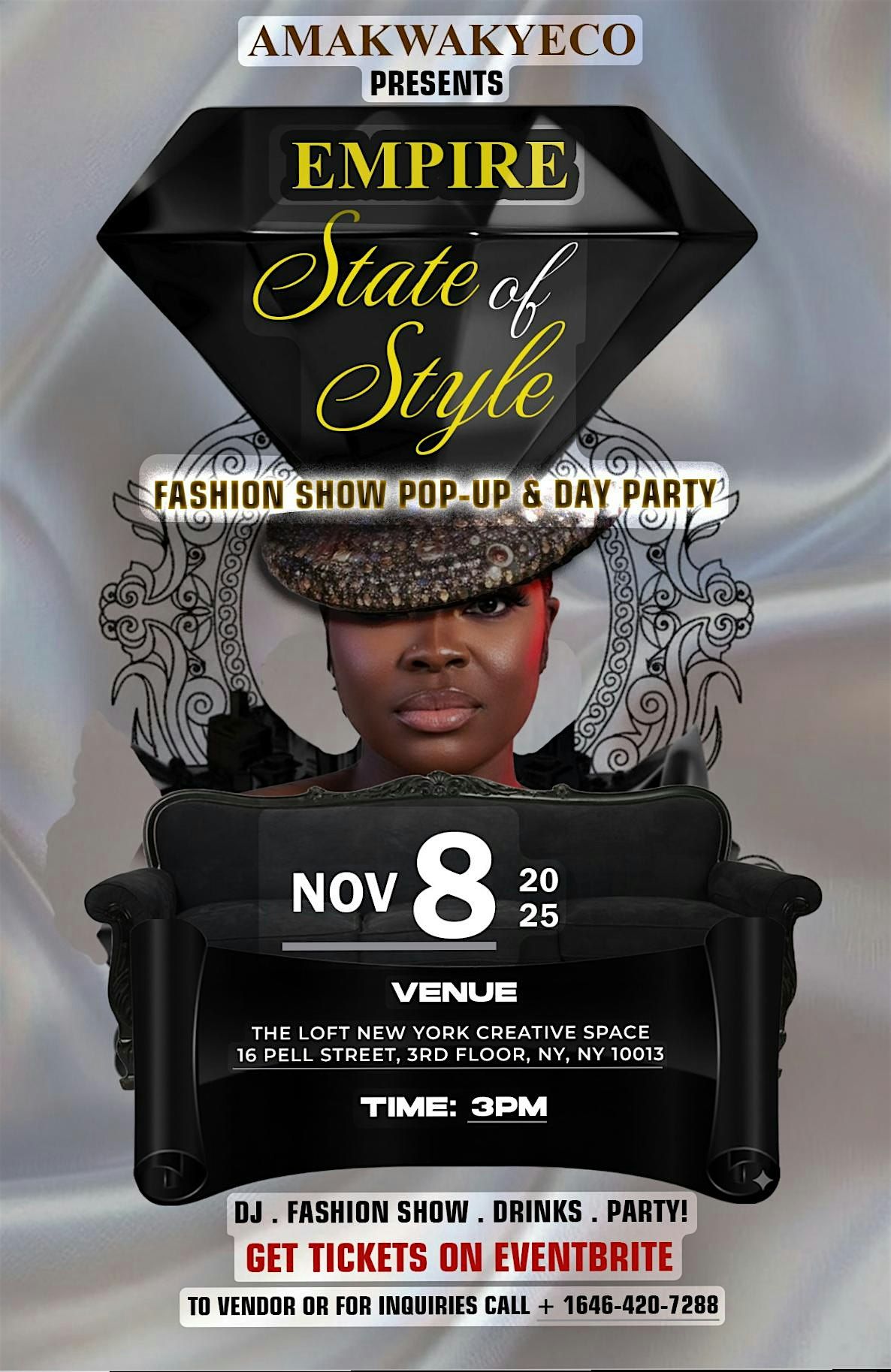 AmaKwakyeCo\u2019s Empire State of Style \u2013 NYC Fashion & Day Party Experience
