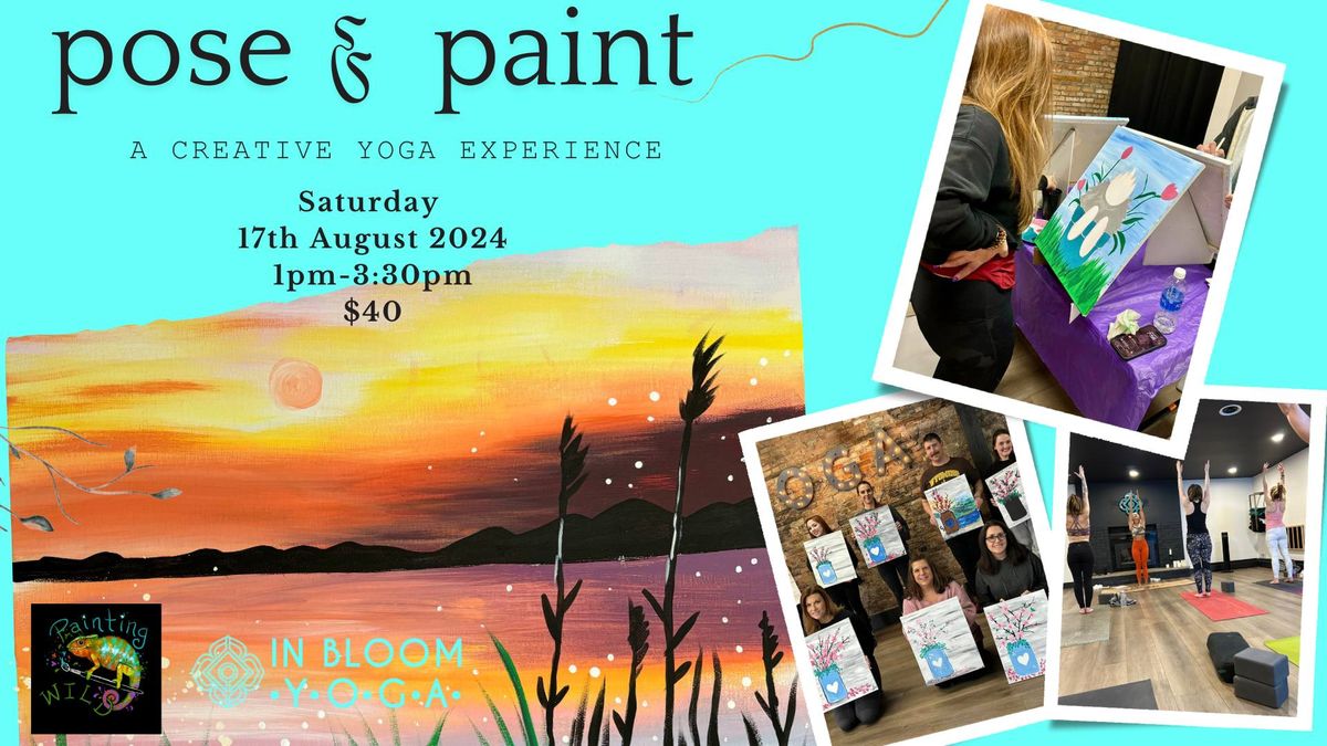 Pose & Paint- A creative yoga experience