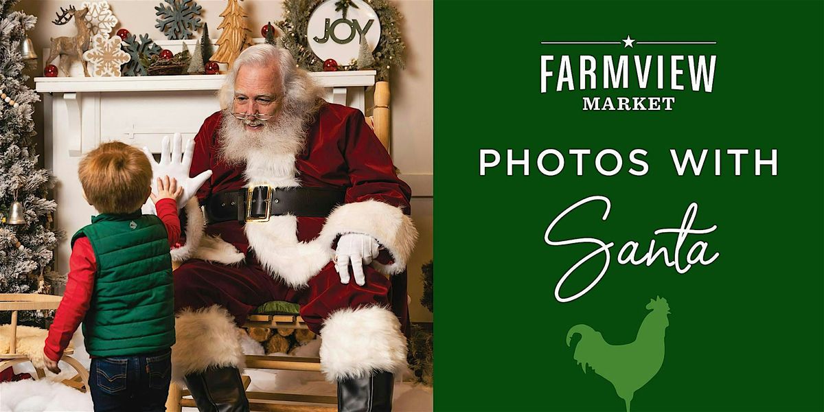 Professional Photos with Santa at Farmview Market