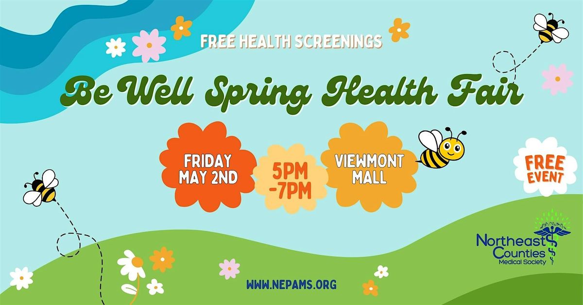 2025 Be Well Spring Health Fair, Viewmont Mall, Scranton, 2 May 2025