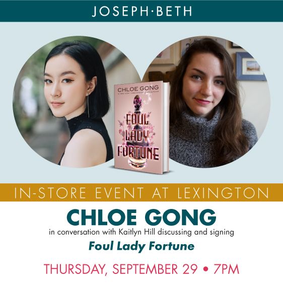 Chloe Gong in conversation with Kaitlyn Hill discussing and signing Foul Lady Fortune