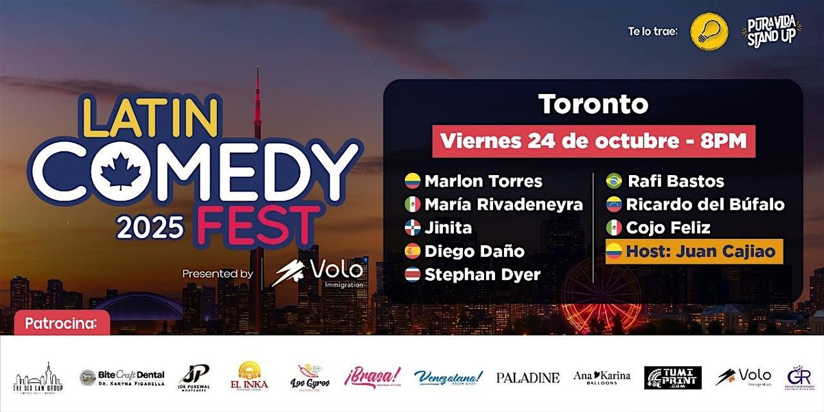 Latin Comedy Fest 2025 | Toronto | D\u00eda 1