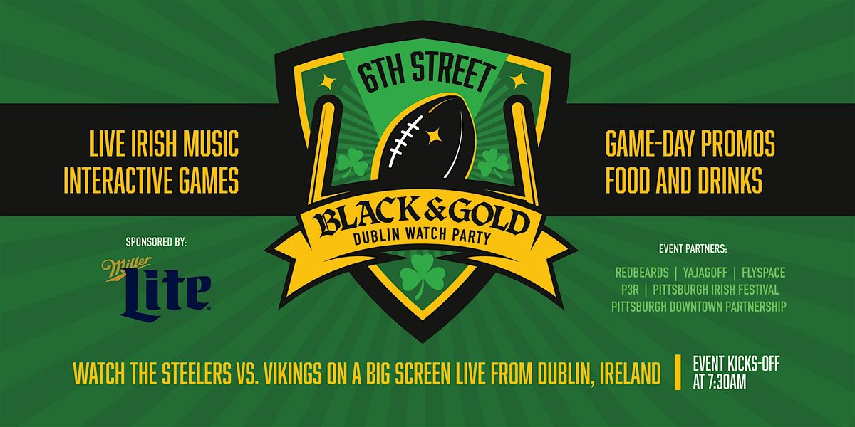 Black & Gold Dublin Watch Party