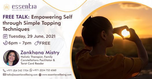 Free Talk: Empowering Self through Simple Tapping Techniques with Zankhana Mistry
