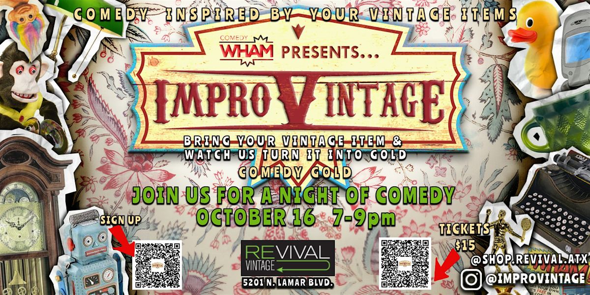 ImproVintage Comedy Night at Revival Vintage