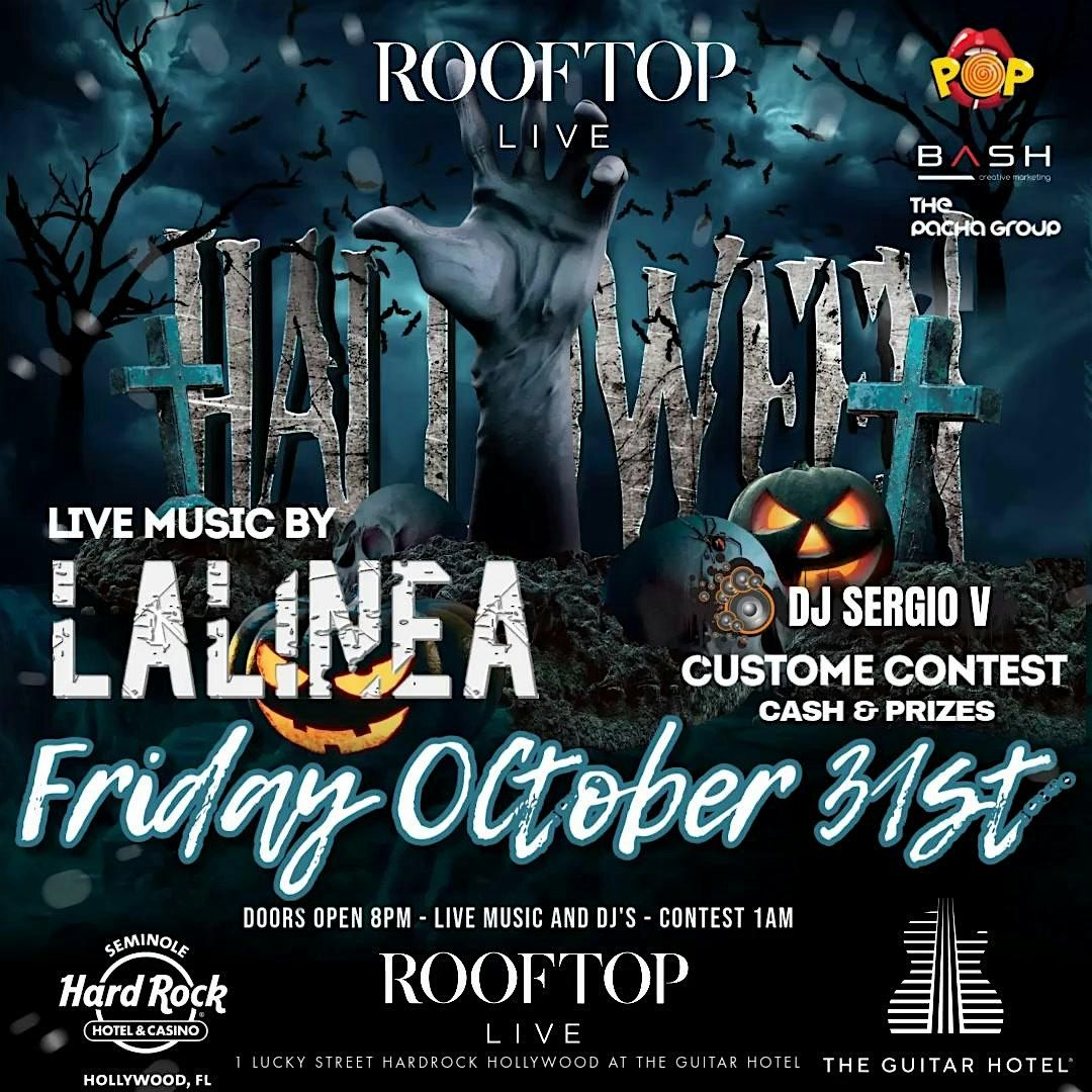 Halloween Friday October 31st @ ROOFTOP LIVE! Custome Contest & Live Music