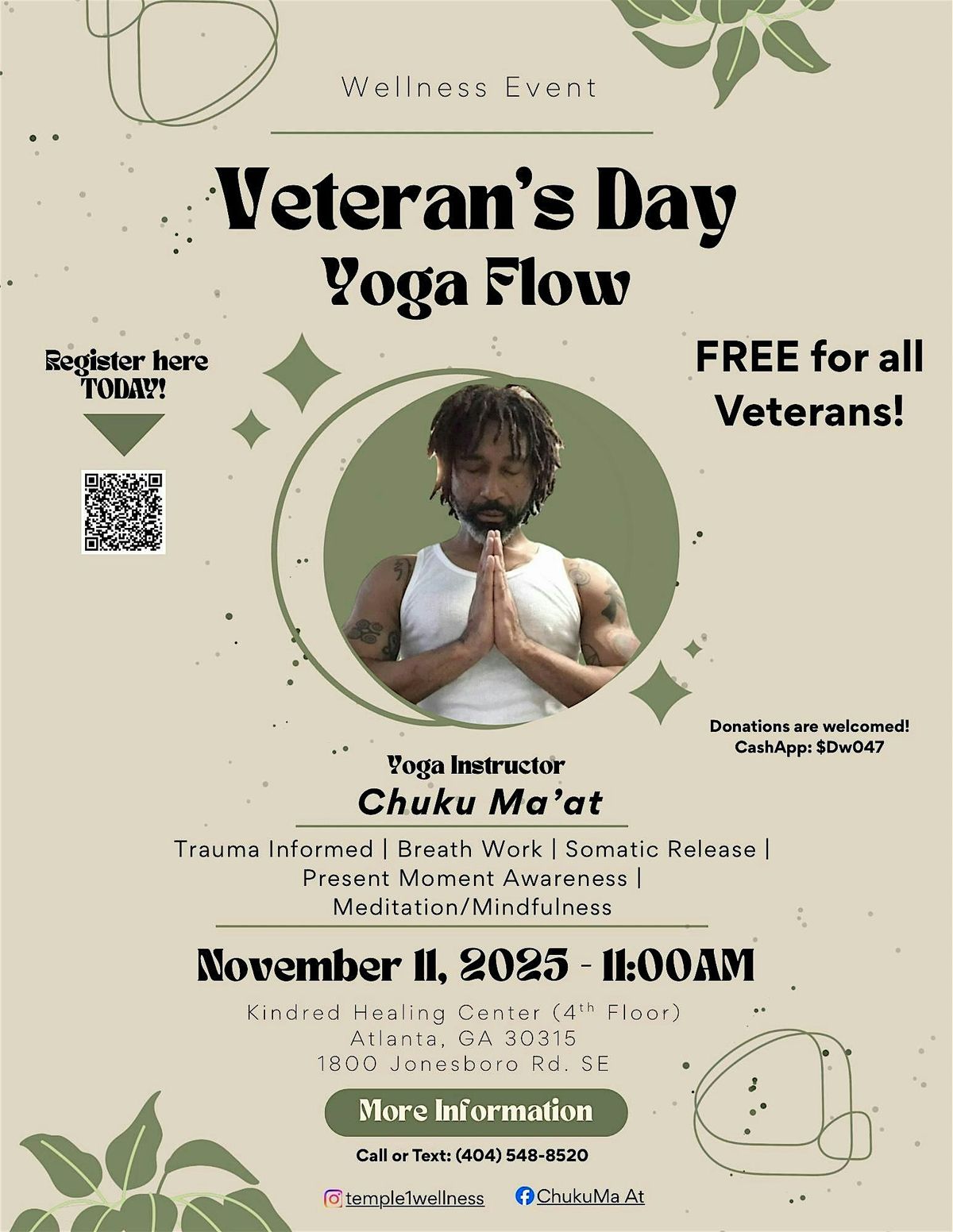 FREE Veteran's Day Yoga Flow