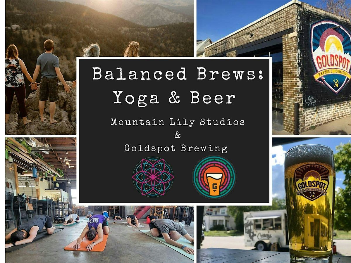 Balanced Brews: Yoga + Beer at Goldspot Brewing  with Mountain Lily Studios