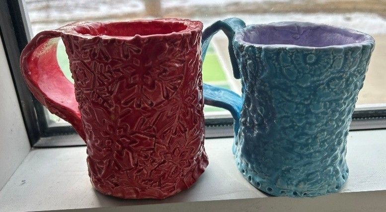 Families Make a Textured Mug Workshop- 1.5 hours-One Day