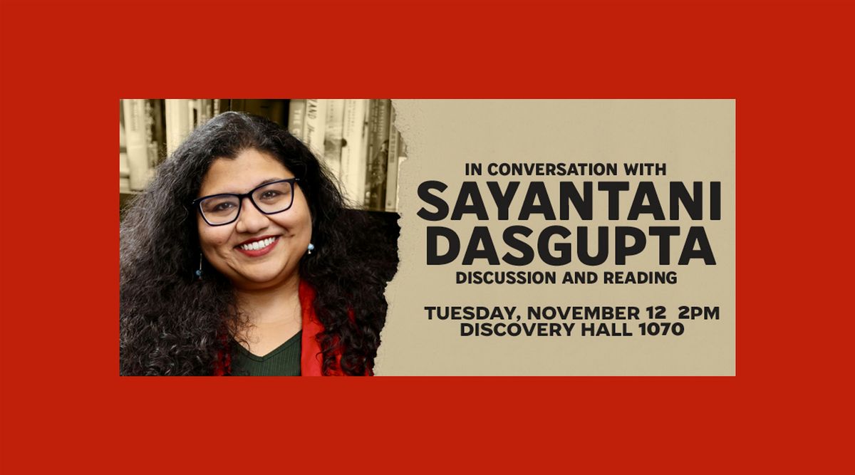 In Conversation with Sayantani Dasgupta, Book Discussion and Reading