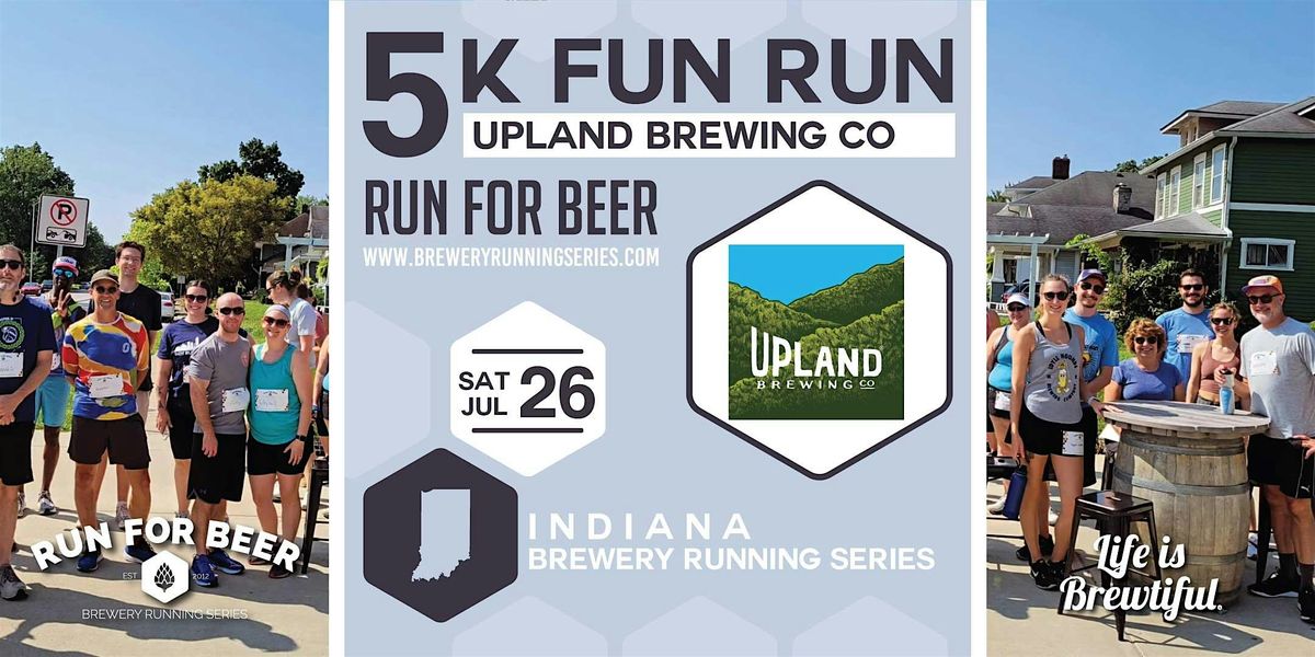 5k Beer Run x Upland - Clay Terrace| 2025 Indiana Brewery Running Series