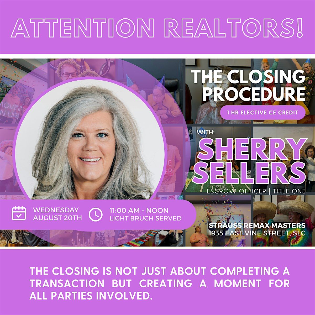 The Closing Procedure With Sherry Sellers