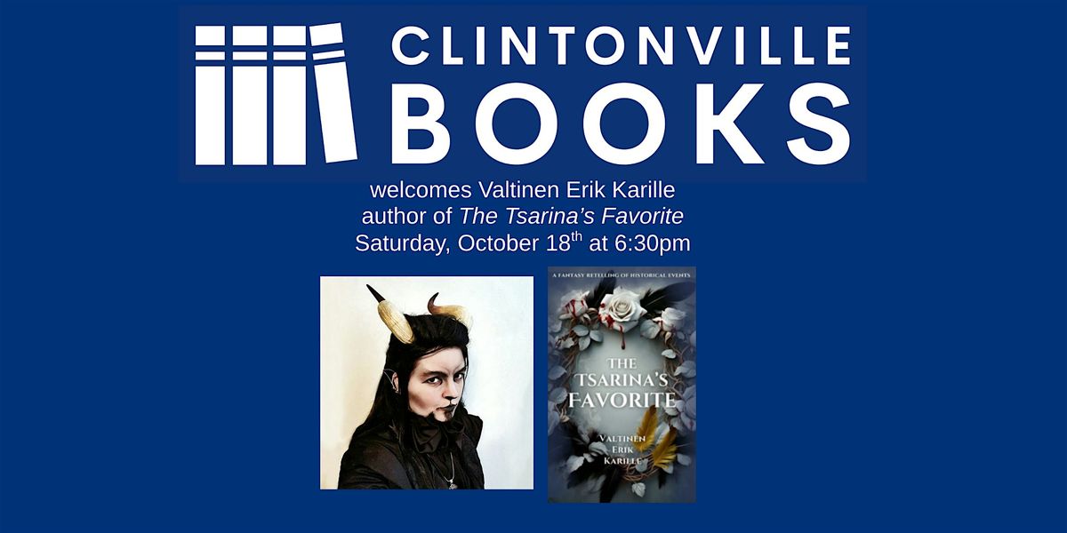 Clintonville Books welcomes Valtinen Erik Karille