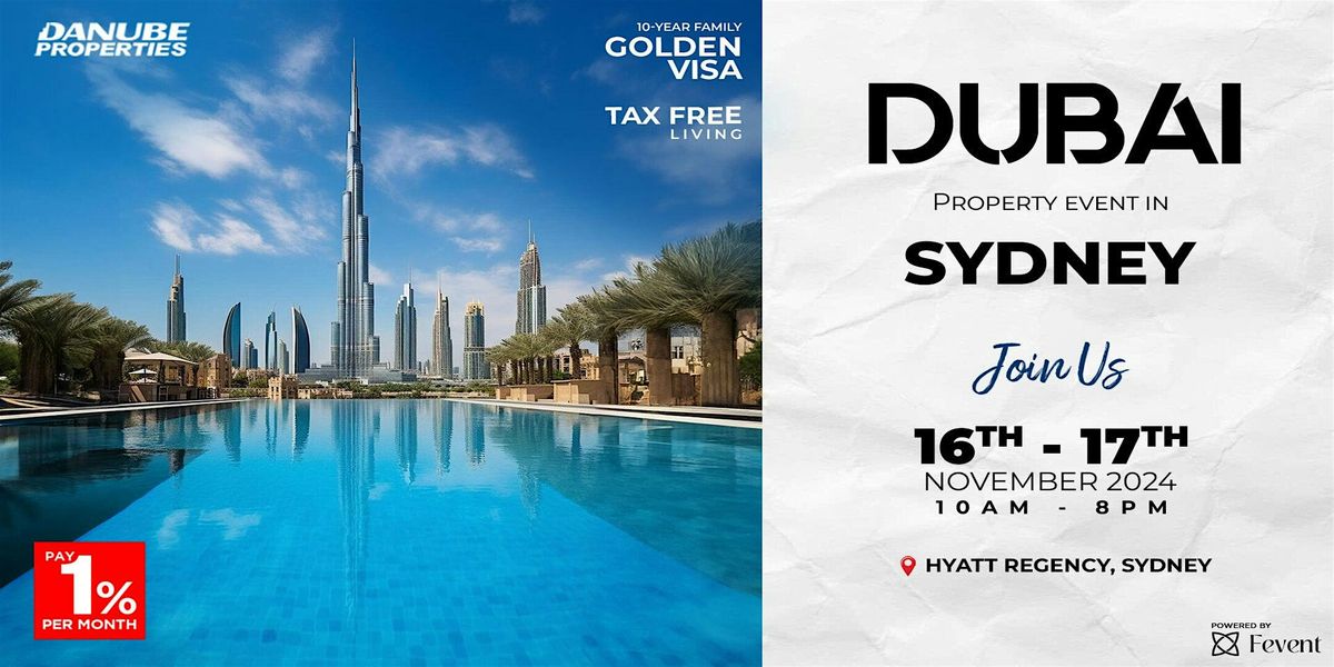 Dubai Property Expo in Sydney