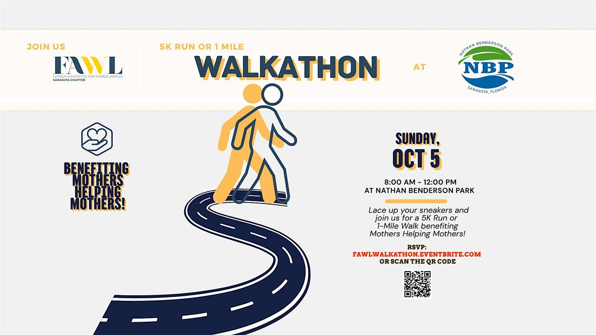 5k Run or 1 Mile Walkathon with Sarasota FAWL
