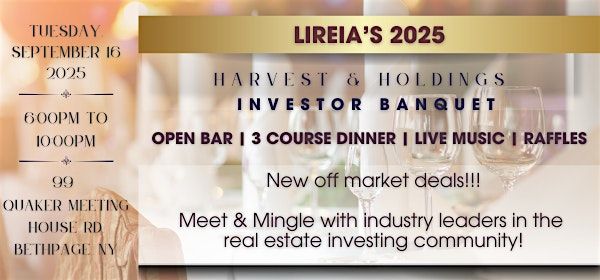 LIREIA's 2025 Investor Banquet