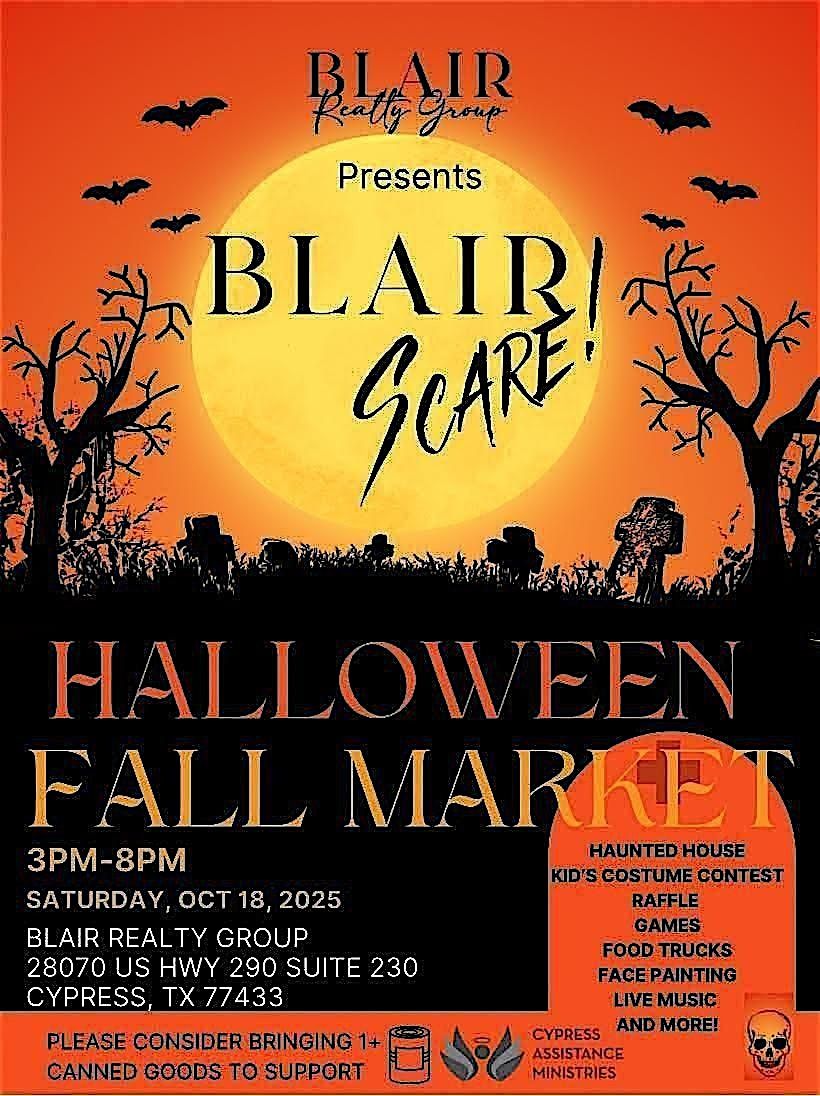Blair Scare!  Halloween Festival + Fall Market