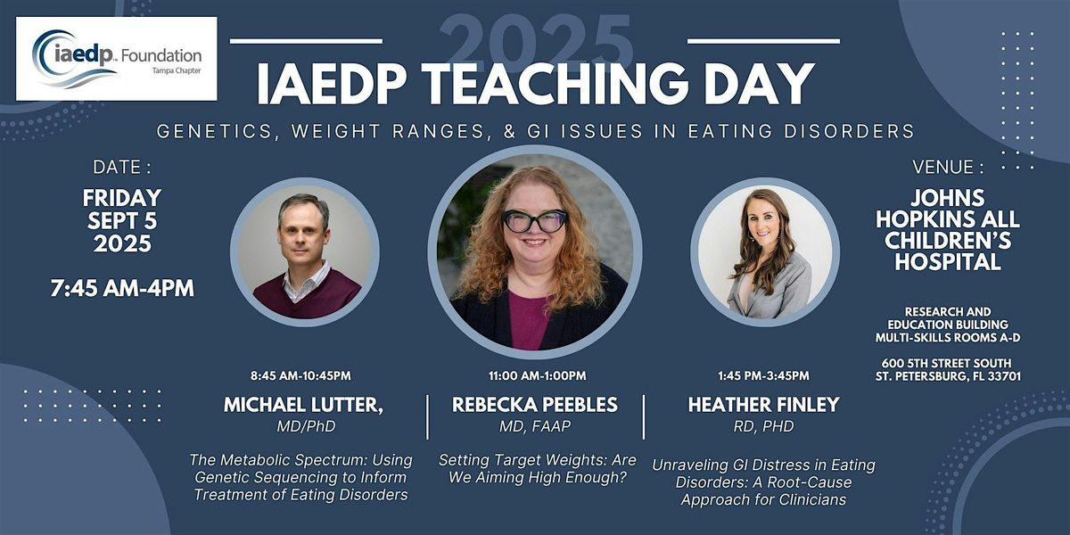 2025 iaedp Tampa Teaching Day - Sept 5th