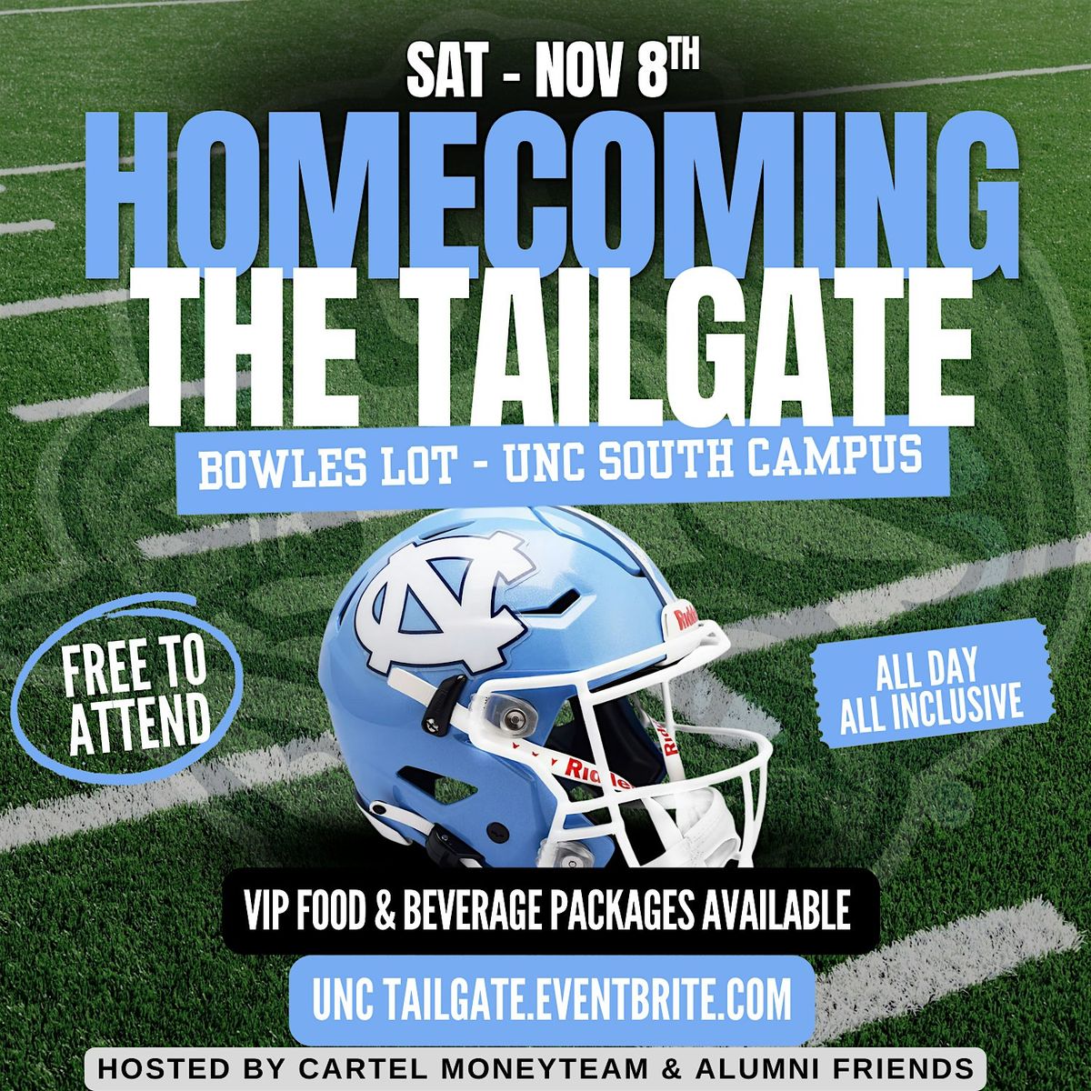 THE UNC Homecoming Tailgate - 11\/8 @ Bowles Lot