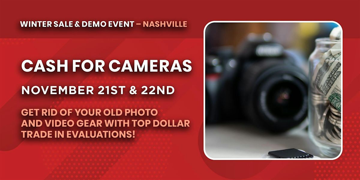 Cash for Cameras | Nashville, TN