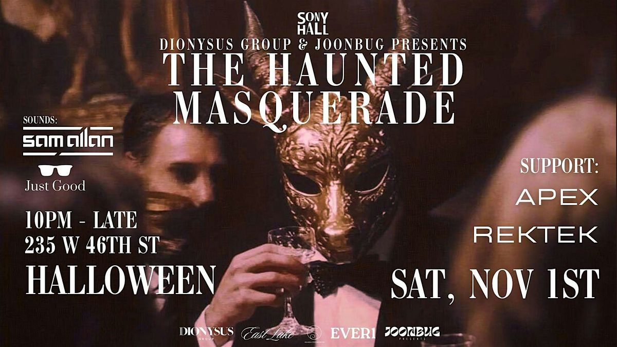Sony Hall Halloween Haunted Masquerade Party 11\/1