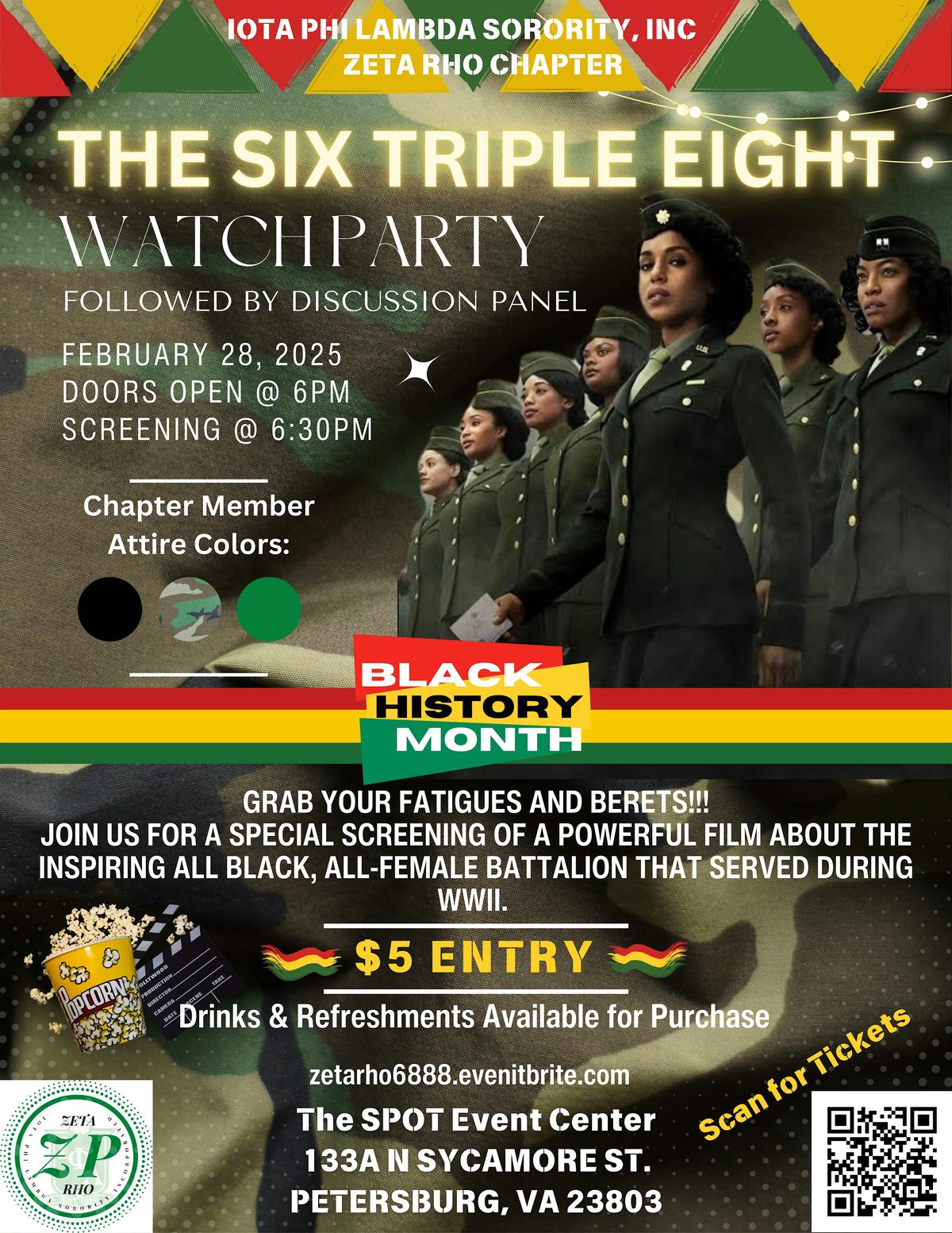 Six Triple Eight Watch Party & Discussion Panel