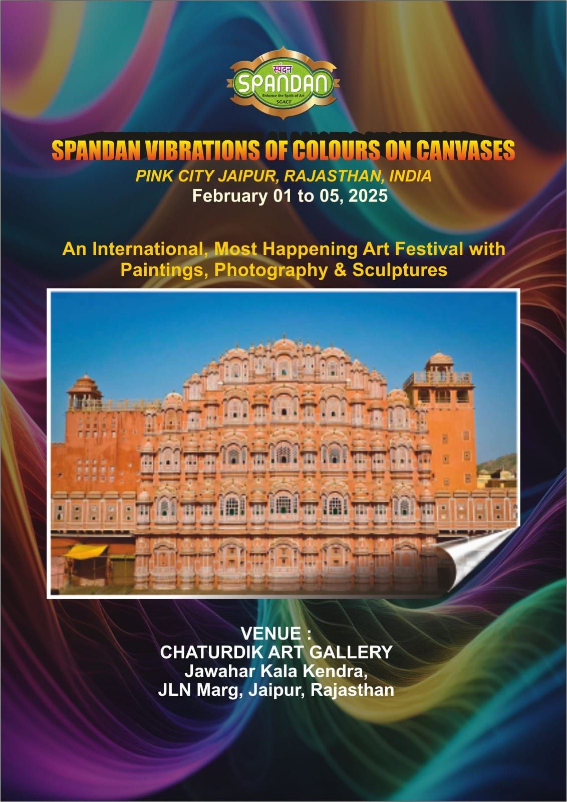 SPANDAN VIBRATIONS OF COLOURS ON CANVASES IN PINK CITY JAIPUR \ud83c\udf39