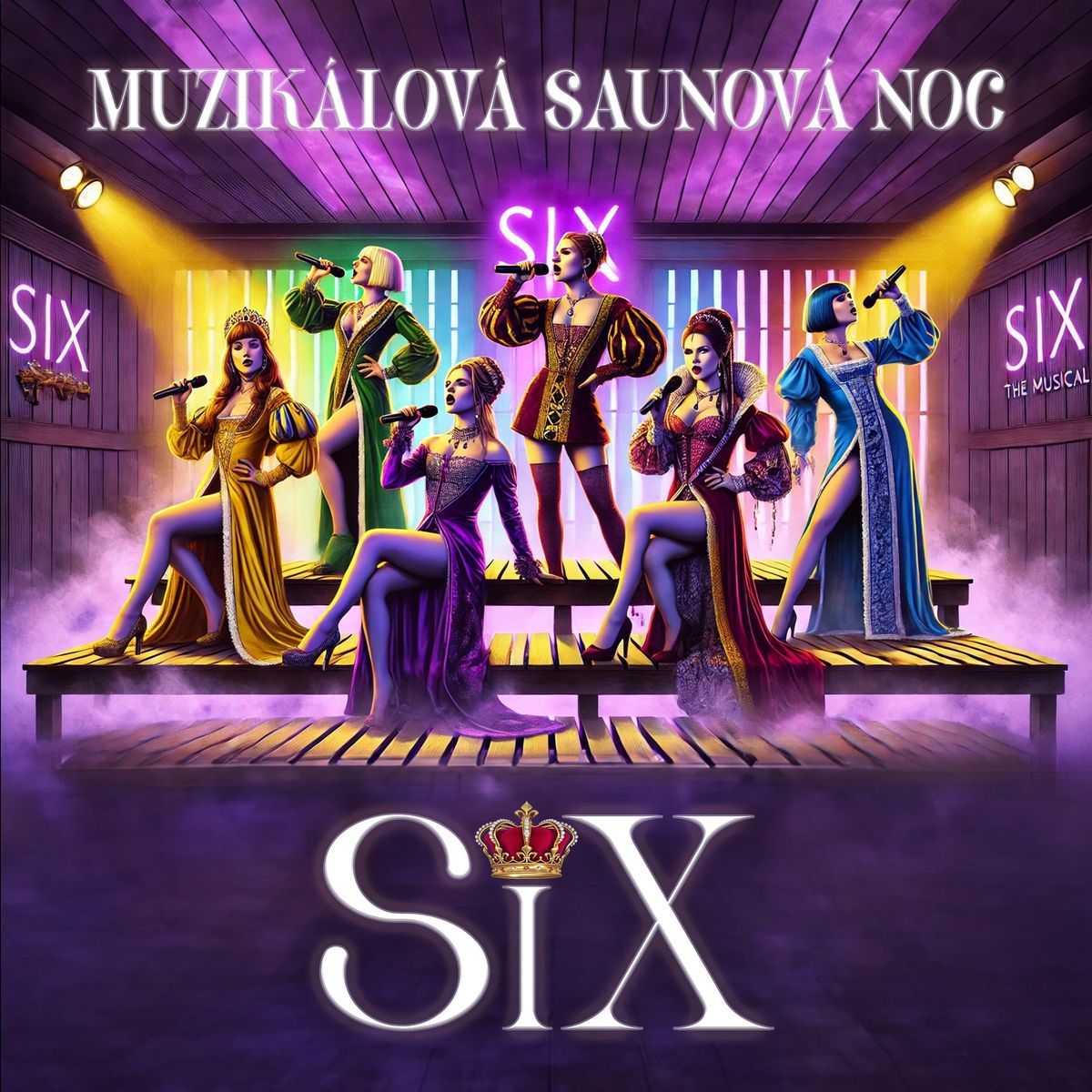 SIX - muzik\u00e1lov\u00e1 saunov\u00e1 noc