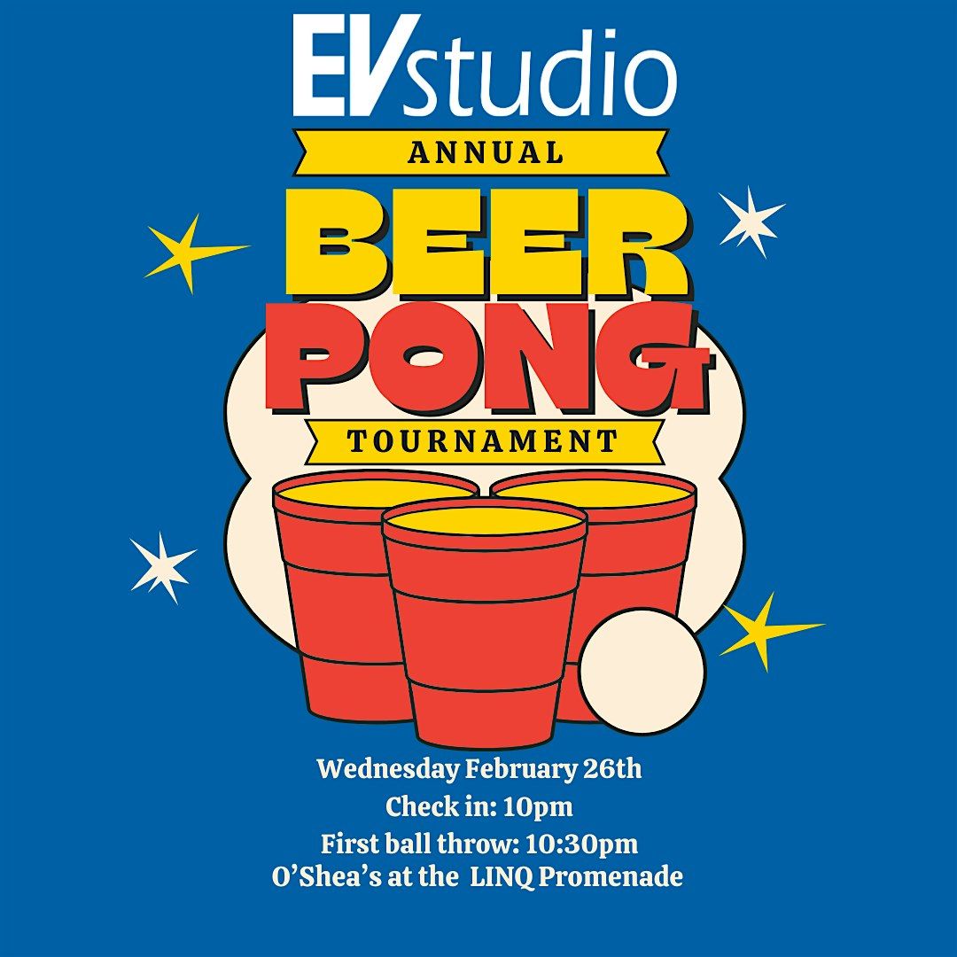 Annual Beer Pong Tournament