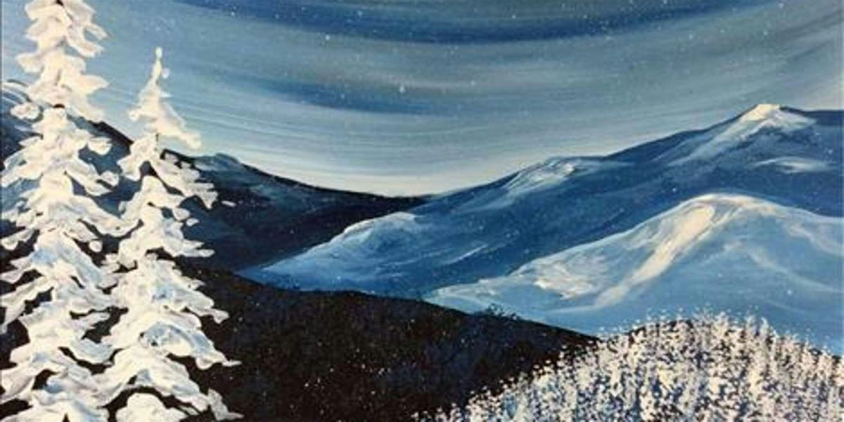 Winter in the Mountains - Paint and Sip by Classpop!\u2122