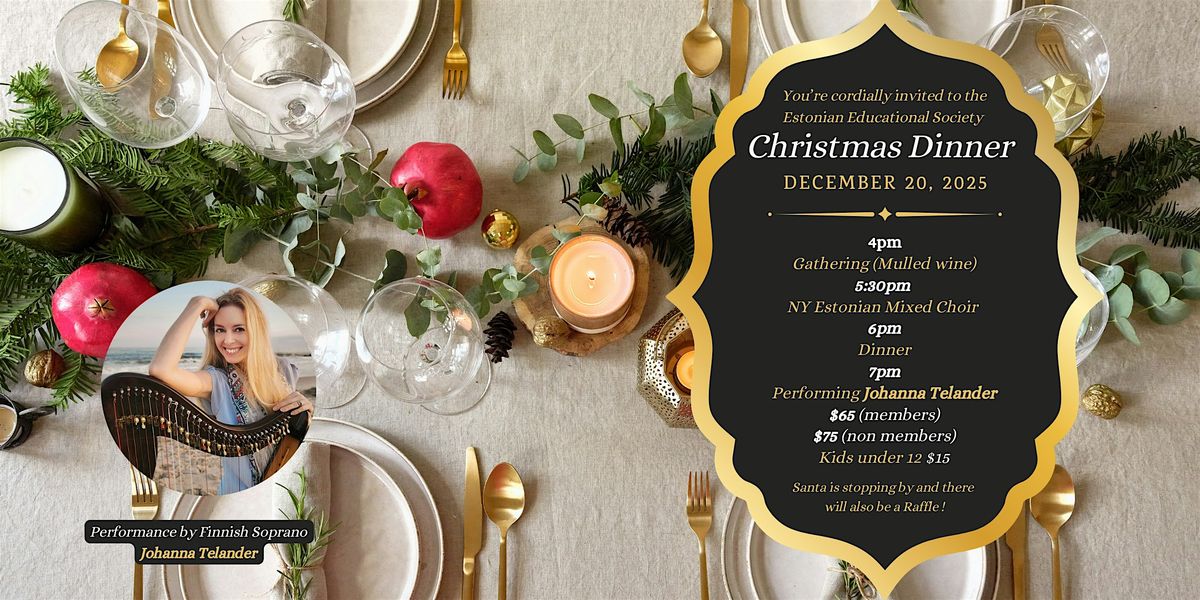 Estonian Educational Society Christmas Dinner