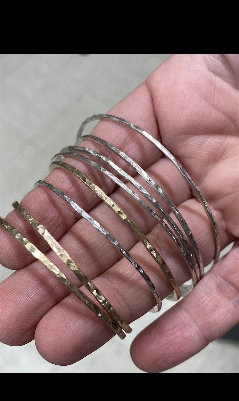 Mixed Metals Bangles - Saturday Metalsmithing Workshop