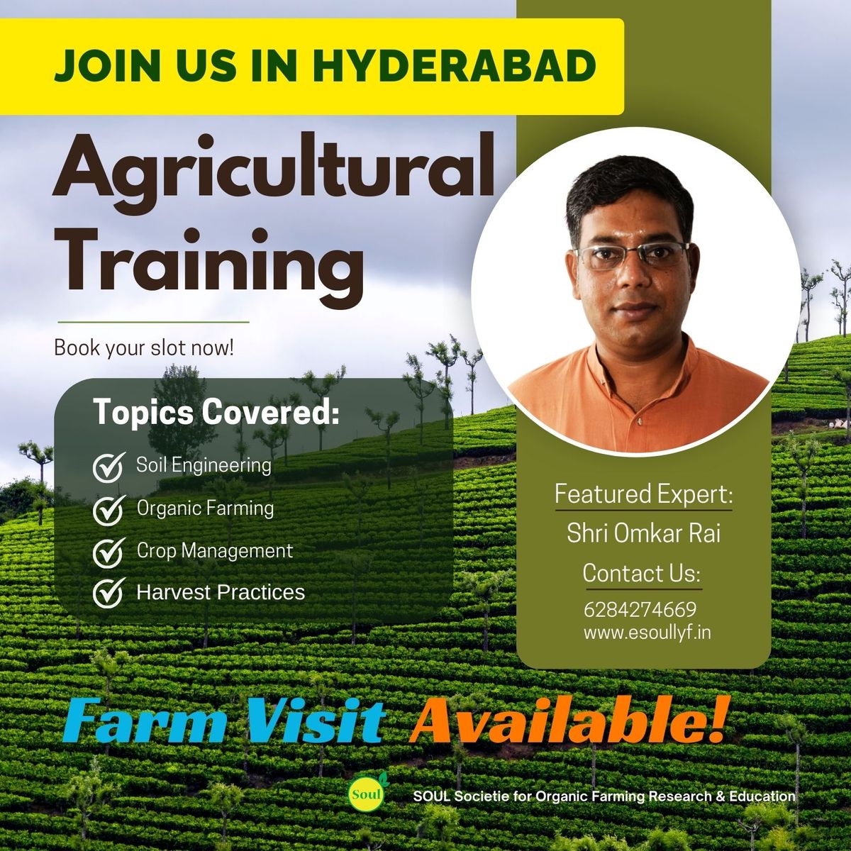 Organic Farm Training at Hyderabad