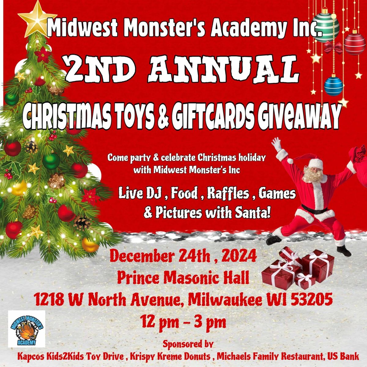 Christmas Eve \ud83c\udf84 2th Annual Toy Giveaway 