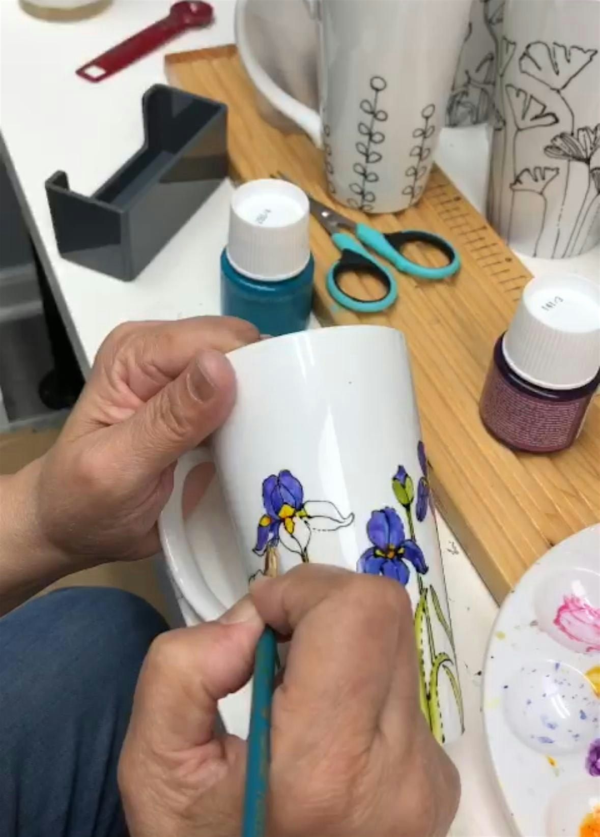PORCELAIN MUG WORKSHOP with Sarita