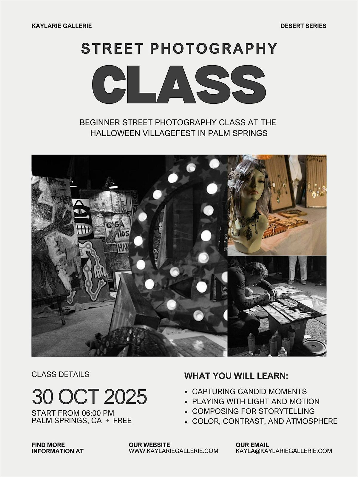 Street Photography Class \u2014 Halloween Edition!